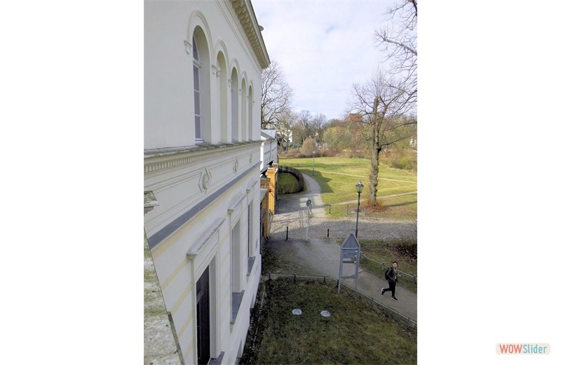 Blick vom Balkon